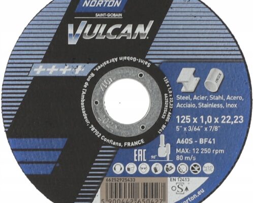 Tarcza do cięcia Norton Vulcan 125x1x22,2mm