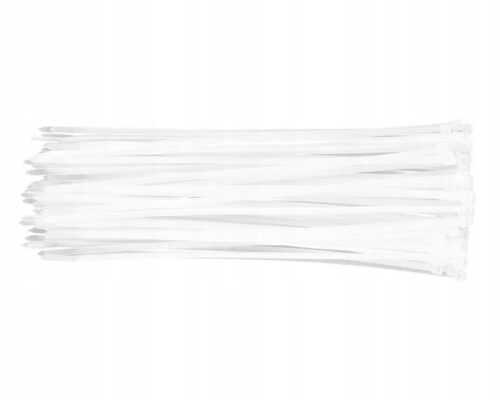 Opaski zaciskowe 4,8mm x 370mm 75szt Zipki Trytytki Białe Neo 01-611