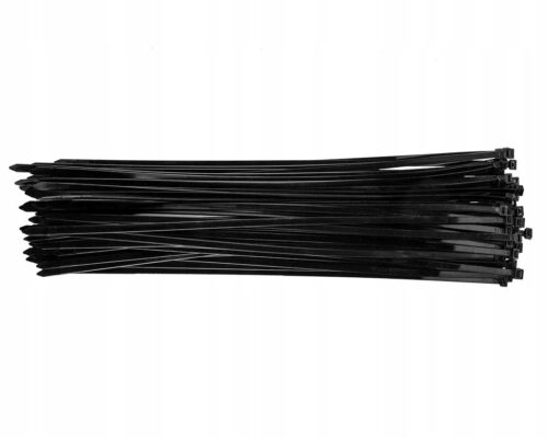 Opaski zaciskowe 7,6mm x 500mm 75szt Zipki Trytytki Czarne Neo 01-613