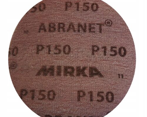 Siatka Ścierna MIRKA ABRANET P150 Rzep 150mm 50szt