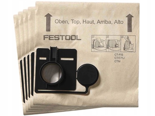 FESTOOL Worek Filtrujący FIS-CT 22/5 452970 5szt. do CT 22