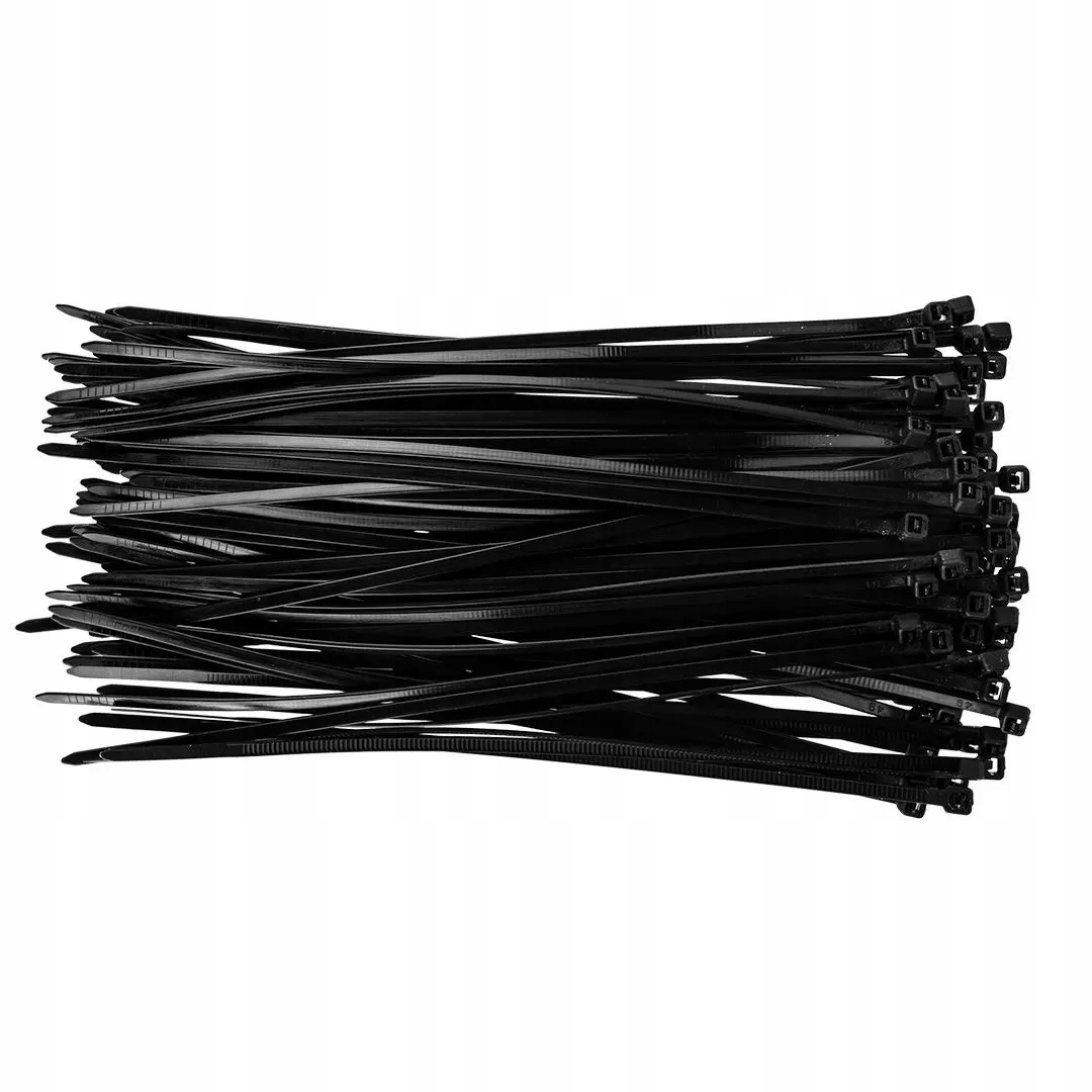 Opaski zaciskowe 4,8mm x 300mm 75szt Zipki Trytytki Czarne Neo 01-610